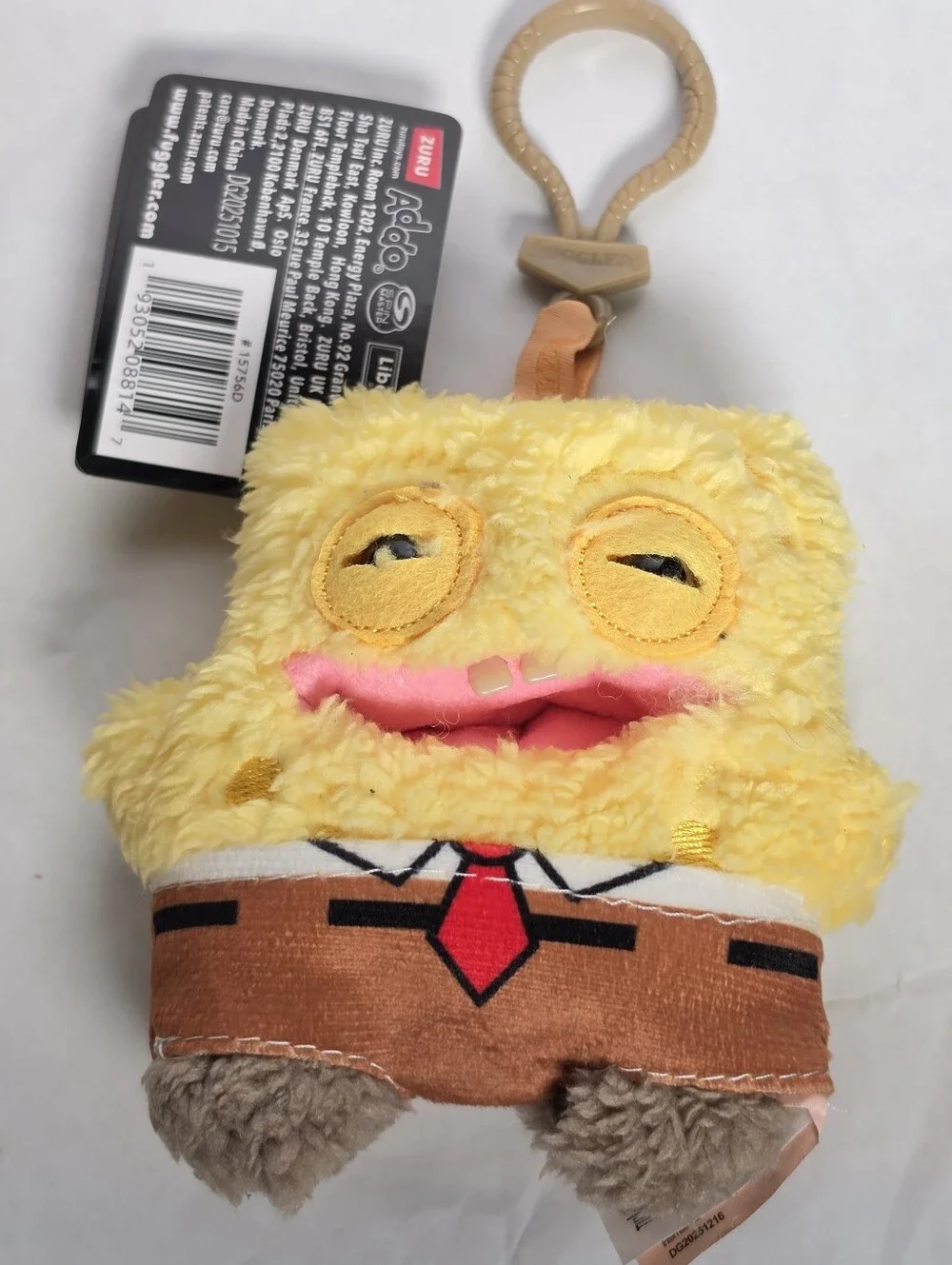Yellow Plush Kids Character Hand Puppet with Brown Outfit